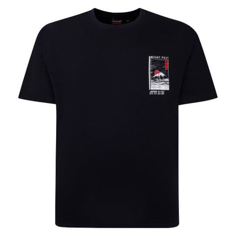 Espionage T422 Mount Fuji Print Tee