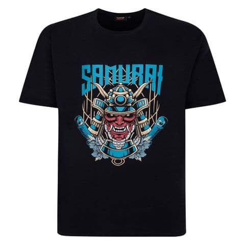 Espionage T429 Samurai Print Tee Black