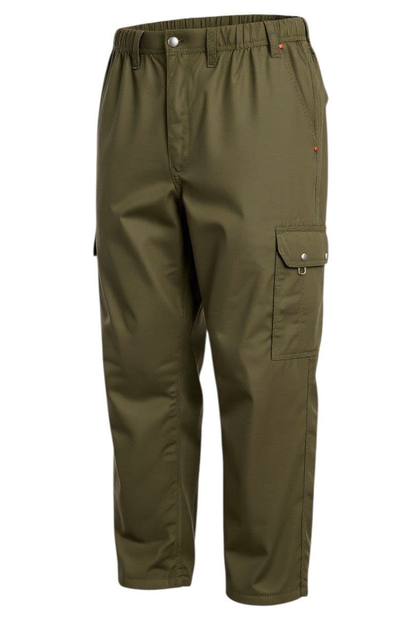 Espionage TR048 Cotton Poplin Cargo Trousers Olive