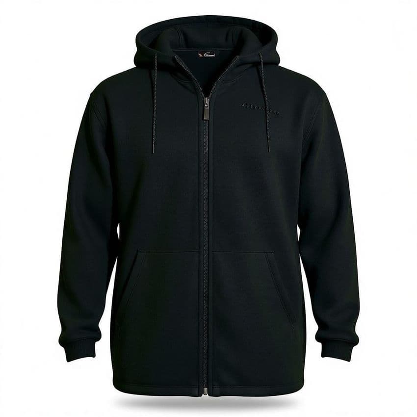 Fitzgerald Hooded Fleece Black.