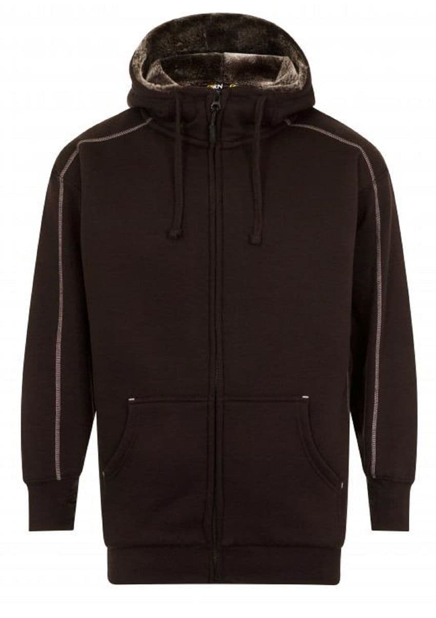 Fur Lined Hoodie 1285-15 Black £59.99