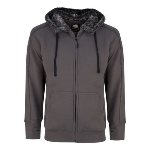 Fur Lined Hoodie 1285-15 Graphite £59.99
