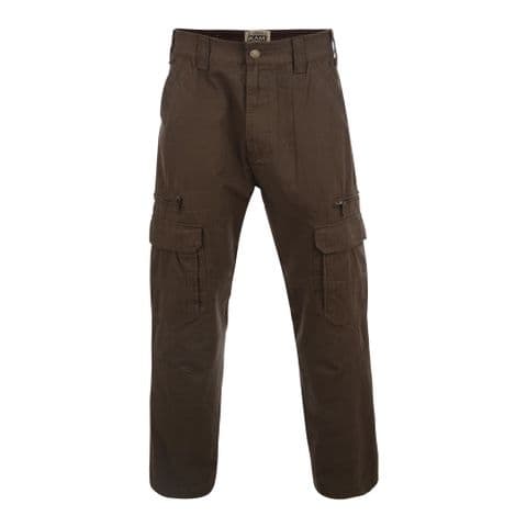 Kam Cargo Trousers KBS118 Khaki