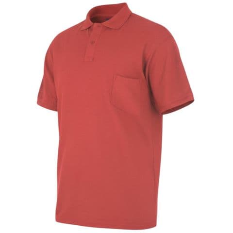 Kam KBS 501A - Plain Polo With Pocket Wine