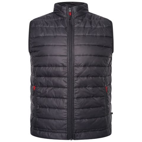 Kam KBS KV141 Casual Quilted Gilet Black