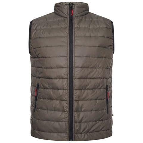 Kam KBS KV141 Casual Quilted Gilet Khaki