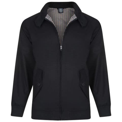 Kam KBS428 Classic Harrington Jacket Black