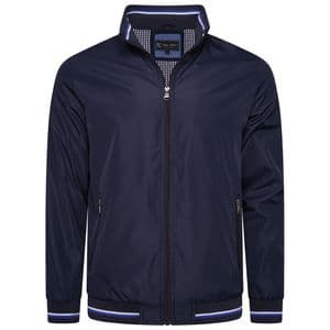 Kam KBS444 Premium Harrington Jacket Navy