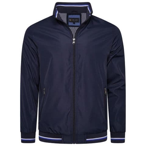 Kam KBS444 Premium Harrington Jacket Navy