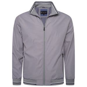 Kam KBS444 Premium Harrington Jacket Silver