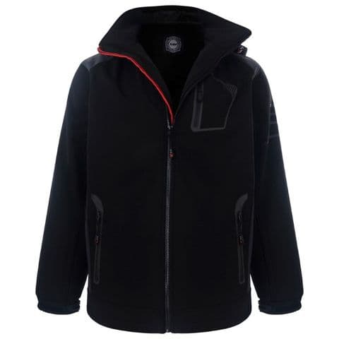Kam KBSKV39 Soft Shell Performance Jacket Black