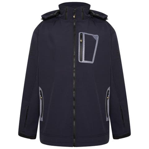 Kam KBSKV39 Soft Shell Performance Jacket Navy