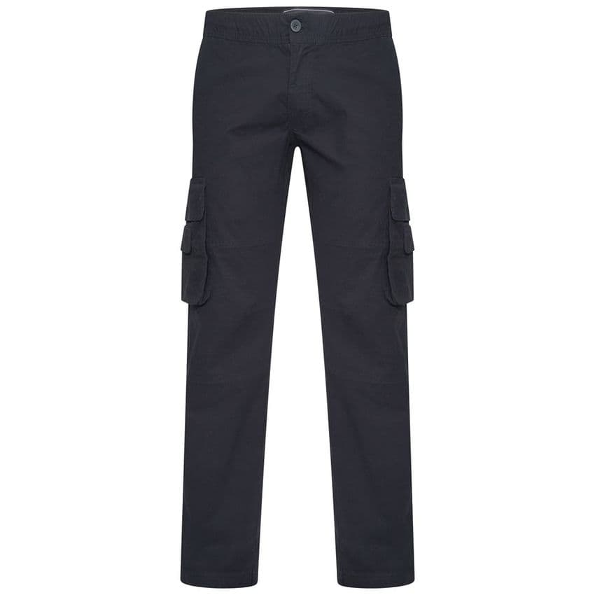Kam Stretch Cargo Trousers KBS 124 Black