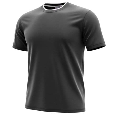 Mr Gopes Round Neck Pique Black