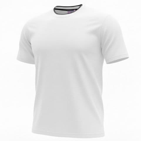 Mr Gopes Round Neck Pique White