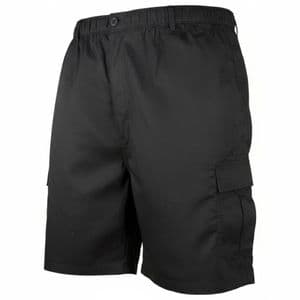 Perfect Fashion Fine Cotton Cargo Shorts Black