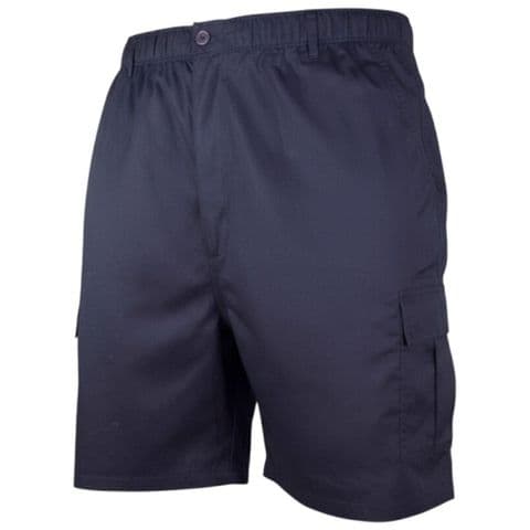 Perfect Fashion Fine Cotton Cargo Shorts Navy