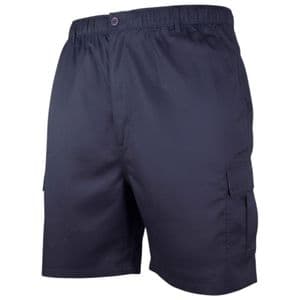 Perfect Fashion Fine Cotton Cargo Shorts Navy