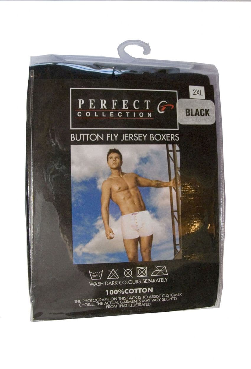 Perfect Fashion Two Pack Boxers Black
