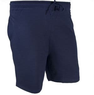 Perfect Fashion Two Pocket Cotton Plain Lounge Shorts Navy