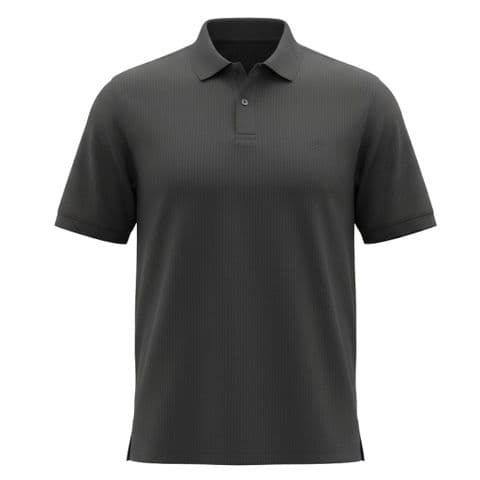 Perfect Plain Mesh Polo Black