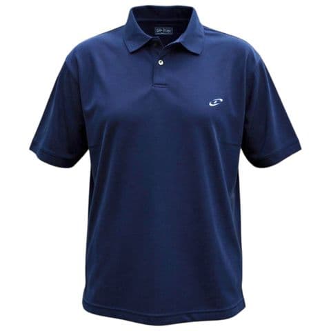 Perfect Plain Mesh Polo Navy