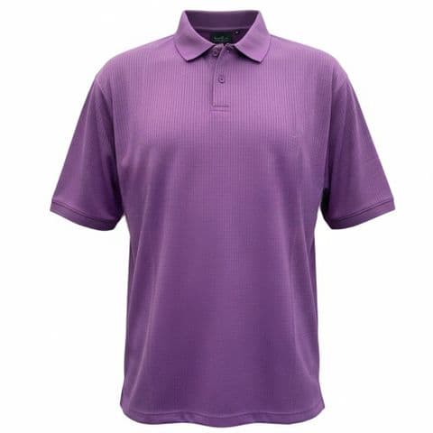 Perfect Plain Mesh Polo Purple