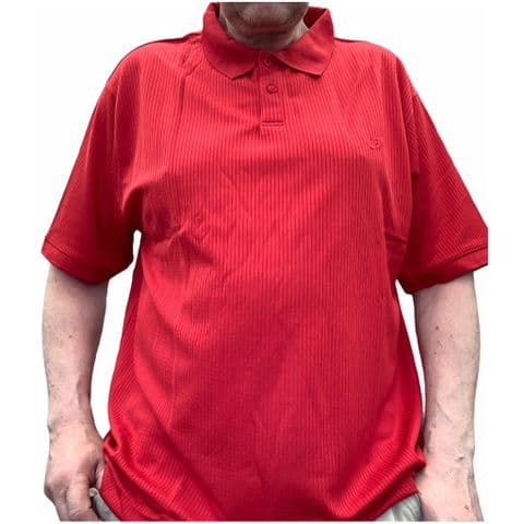 Perfect Plain Mesh Polo Red