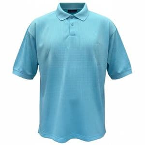 Perfect Plain Mesh Polo Sky