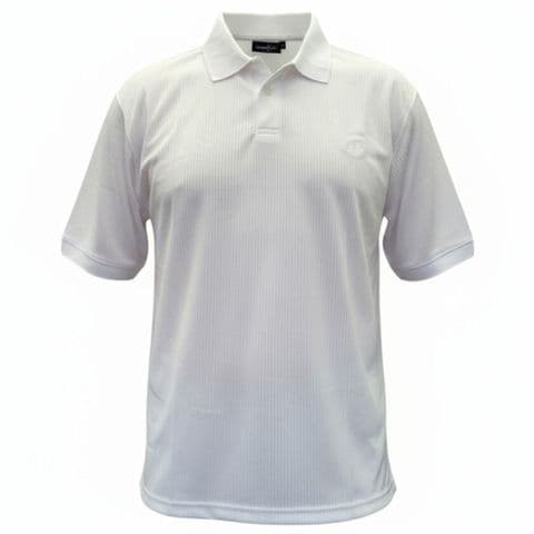 Perfect Plain Mesh Polo White