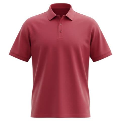 Perfect Plain Mesh Polo Wine