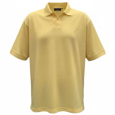 Perfect Plain Mesh Polo Yellow