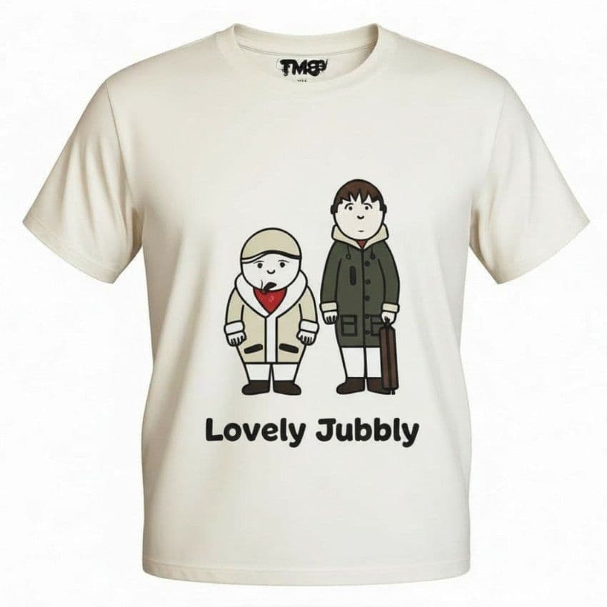 Revision Printed Lovely Jubbly!! T-Shirt White Promo Price £5