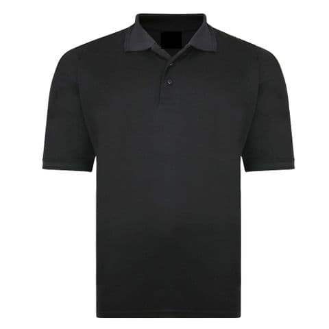 Silky 1190-30 Plain Wicking Polo Black
