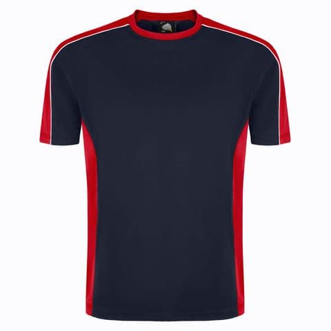 Sports Crew 1008-15 Wicking Tee Navy/Red £16.99