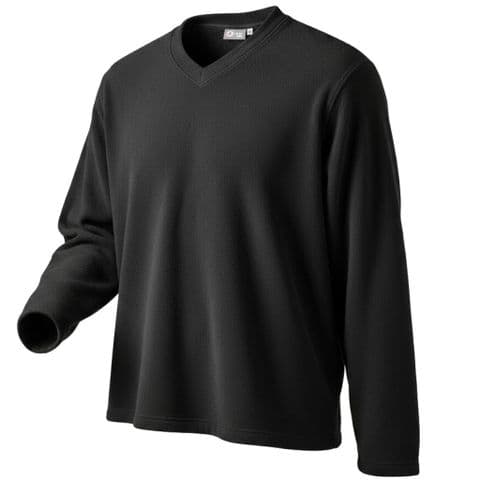V-Neck Pullover Fleece Jumper Black £19.99 2 For £30