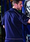 Zip Collar Sports 1183-10 Wicking Polo Navy/Navy £19.99