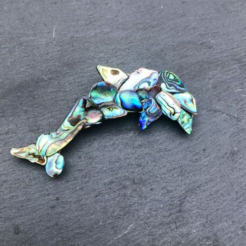 Brooch - Mosaic Dolphin