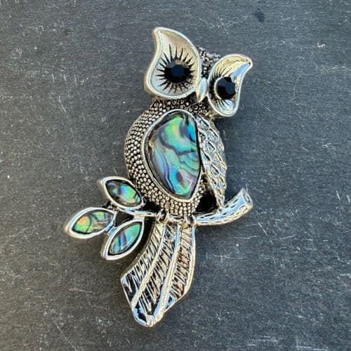 Brooch -  Owl