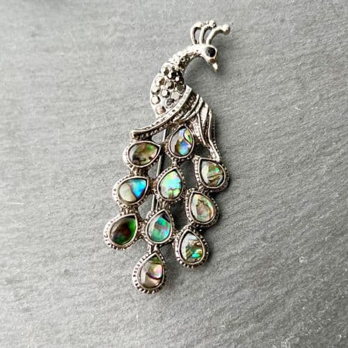Brooch - Peacock