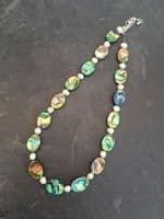 CHOOSE YOUR SHAPE! Paua & Freshwater Pearls - PFN13