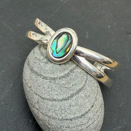 Cuff - Green Paua Cuff - 2