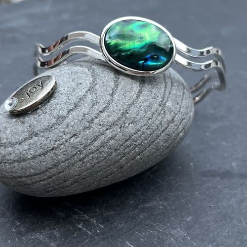 Cuff - Green Paua Cuff - 3