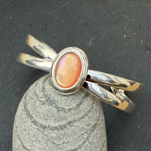 Cuff - Mother of Pearl Pink Cuff - 4