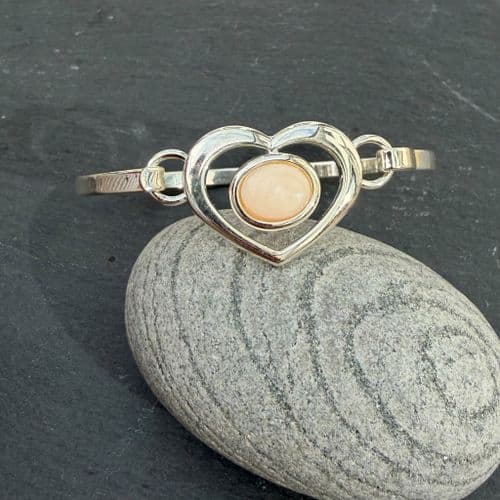 Cuff - Mother of Pearl Pink Cuff - 8