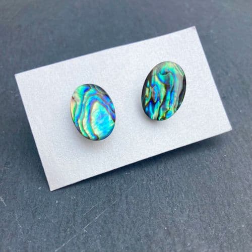 Cufflinks - Paua Natural Oval