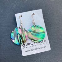 Earrings - Paua Disc 20mm - PE03-Disc20