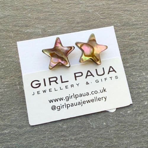 Earrings - Paua Star - Stud