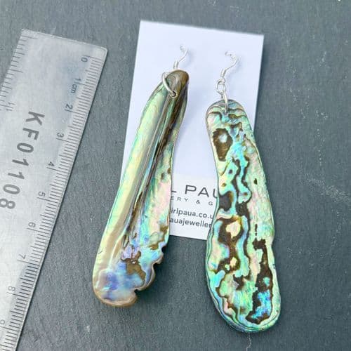 Earrings - PE02-N Paua Natural A3