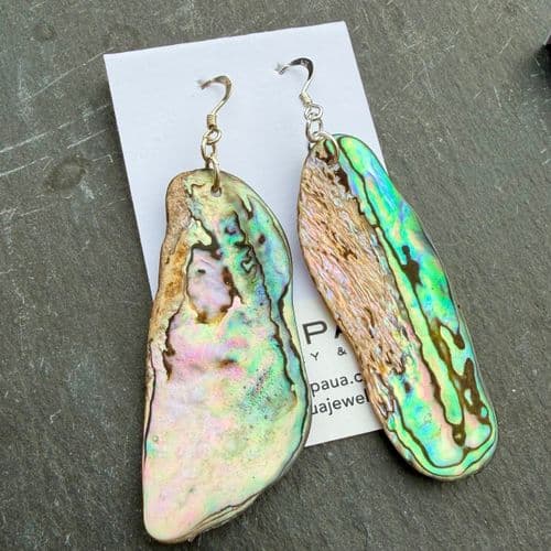Earrings - PE02-N Paua Natural C3